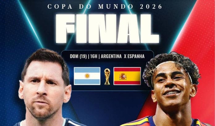 Espanha x Argentina: data, horário e onde assistir à final da Copa do Mundo 2026